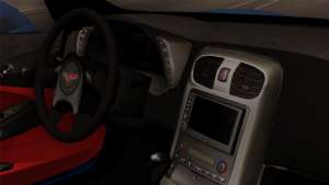 Chevrolet Corvette C6 steering view gta sa