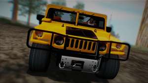 Hummer H1 Alpha OpenTop 2006 Stock for GTA San Andreas front grille view
