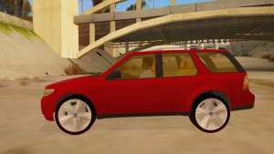 Saab 9-7X for GTA San Andreas left view