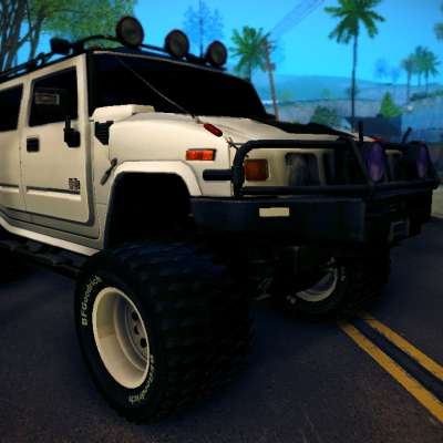 Hummer H2 Monster 4x4 for GTA San Andreas front view