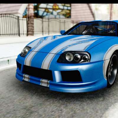 NFS: Carbon Darius Toyota Supra Updated for GTA San Andreas front view