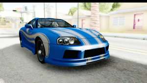 NFS: Carbon Darius Toyota Supra Updated for GTA SA front view