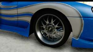 NFS: Carbon Darius Toyota Supra Updated for GTA San Andreas wheel view