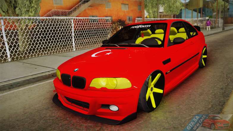 BMW M3 E46 Turkish Stance for GTA San Andreas front view