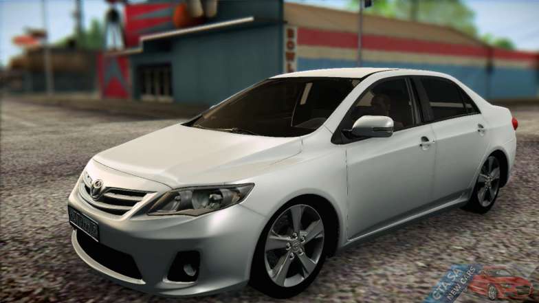 Toyota Corolla 2012 for GTA San Andreas front view