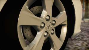 Toyota Corolla 2012 for GTA San Andreas wheel view