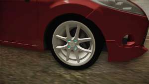 Ford Fiesta 2009 for GTA San Andreas wheel view
