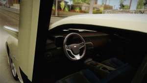 Chevrolet Camaro Synergy for GTA San Andreas interior view