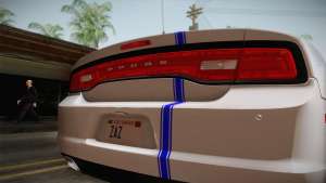 Dodge Charger 2013 Undercover for GTA San Andreas rear lights view