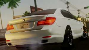 BMW 7 Series F02 2013 for GTA San Andreas back view
