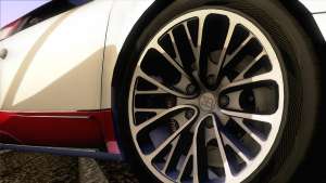 Bugatti Veyron 16.4 for GTA San Andreas wheel view