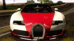 Bugatti Veyron 16.4 for GTA San Andreas straight view