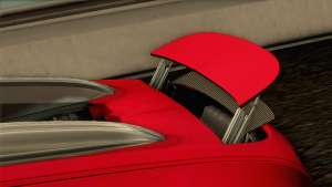 Bugatti Veyron 16.4 for GTA San Andreas spoiler view