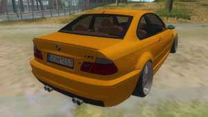 BMW M3 E46 for GTA San Andreas back view