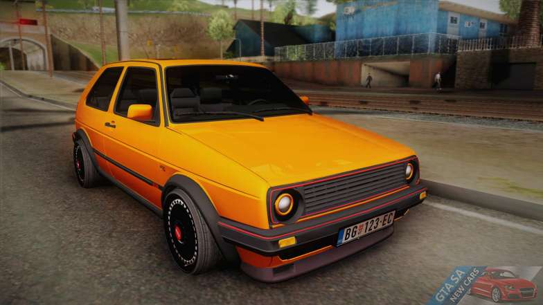 Volkswagen Golf Mk2 GTI .ILchE STYLE. for GTA San Andreas front view