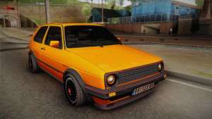 Volkswagen Golf Mk2 GTI .ILchE STYLE. for GTA San Andreas front view