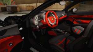 Ferrari 488 GTB for GTA San Andreas steering wheel view