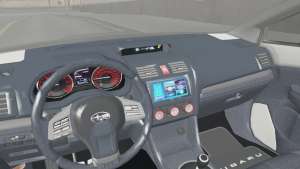 Subaru WRX STI LP400R 2016 for GTA San Andreas steering wheel view