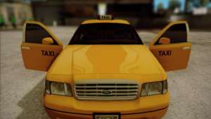 Ford Crown Victoria Taxi 2003 for GTA San Andreas straight view
