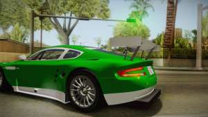 Aston Martin Racing DBR9 2005 v2.0.1 YCH for GTA San Andreas back view