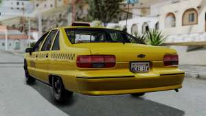 Chevrolet Caprice 1991 Taxi for GTA San Andreas back view