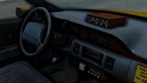 Chevrolet Caprice 1991 Taxi for GTA San Andreas interior view
