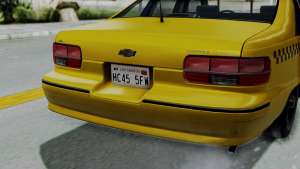Chevrolet Caprice 1991 Taxi for GTA San Andreas back view
