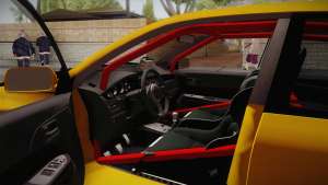 Mitsubishi Lancer Evolution IX Tuned for GTA San Andreas interior view