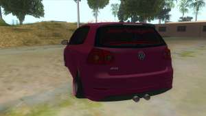 Volkswagen Golf MK for GTA San Andreas back view