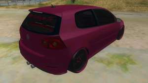 Volkswagen Golf MK for GTA San Andreas back view