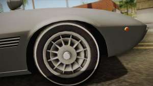 Maserati Ghibli v0.1 (Beta) for GTA San Andreas wheel view