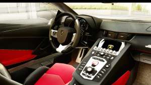 Lamborghini Aventador LP720-4 2013 for GTA San Andreas interior view