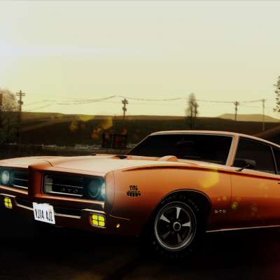 Pontiac GTO The Judge Hardtop Coupe 1969 for GTA San Andreas front view