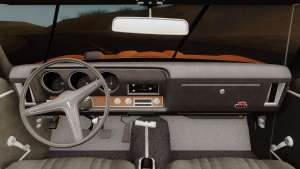 Pontiac GTO The Judge Hardtop Coupe 1969 for GTA San Andreas interior view