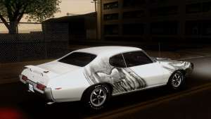 Pontiac GTO The Judge Hardtop Coupe 1969 for GTA San Andreas vinyl