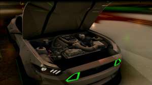 Ford Mustang RTRX Coupe for GTA San Andreas engine view