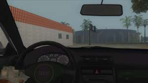 Audi S3 for GTA San Andreas interior view