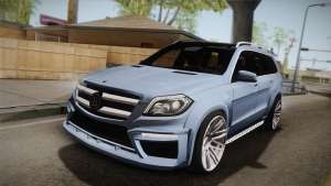Mercedes-Benz GL63 Brabus for GTA San Andreas front view