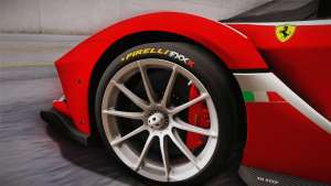 Ferrari FXX-K 2015 PJ for GTA San Andreas wheels view