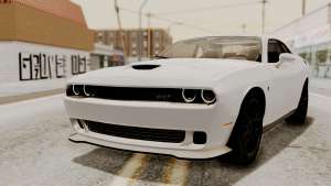 Dodge Challenger SRT Hellcat 2015 HQLM PJ for GTA San Andreas front view