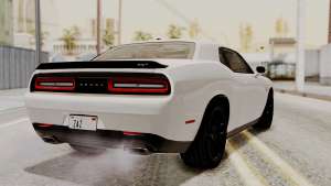 Dodge Challenger SRT Hellcat 2015 HQLM PJ for GTA San Andreas back view