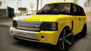 Land Rover Range Rover Gold Vossen for GTA San Andreas front view