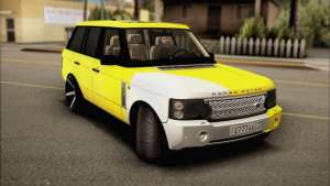 Land Rover Range Rover Gold Vossen for GTA San Andreas main view