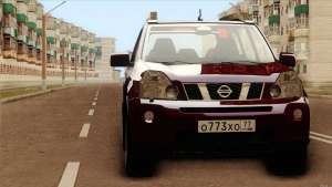 Nissan X-Trail 2009 for GTA San Andreas front lights