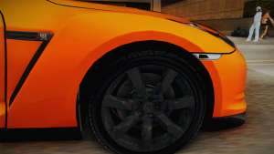Nissan GT-R R35 for GTA San Andreas wheels