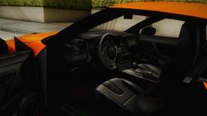 Nissan GT-R R35 for GTA San Andreas interior