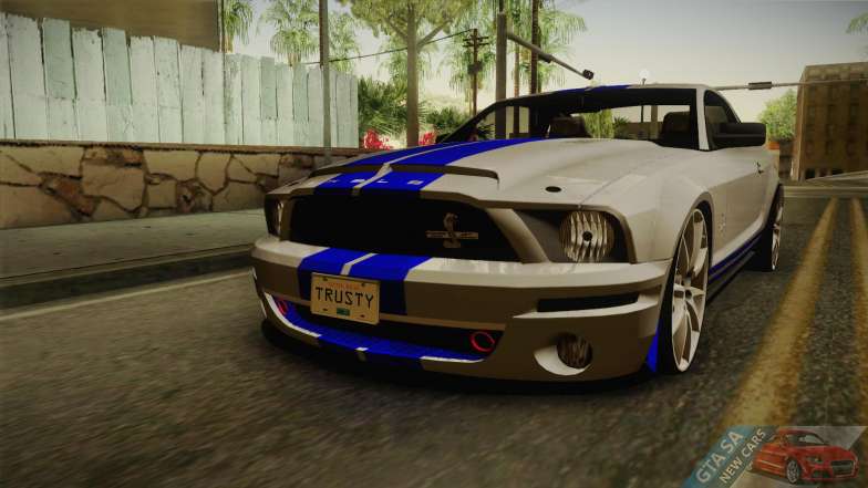 Ford Mustang Shelby GT500KR Super Snake for GTA San Andreas front view