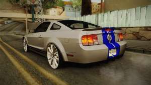Ford Mustang Shelby GT500KR Super Snake for GTA San Andreas rear