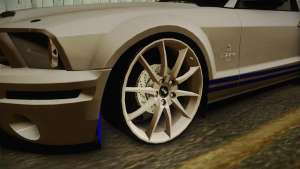 Ford Mustang Shelby GT500KR Super Snake for GTA San Andreas wheel