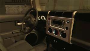 Toyota FJ Cruiser 2012 for GTA San Andreas interior